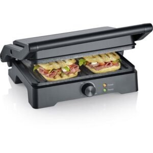 Gril multifonction électrique SEVERIN KG2391 1800 W céramique Noir