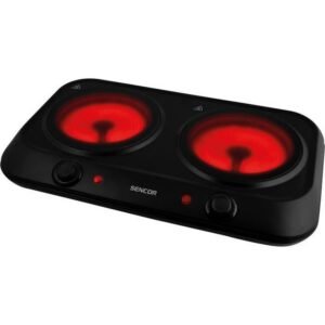 Plaque de cuisson infrarouge SENCOR SCP 2263BK 2400 W 2 zones Noir