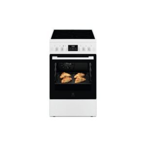 Cuisinière vitrocéramique Electrolux LKR524292W 57 L Multifonction Blanche