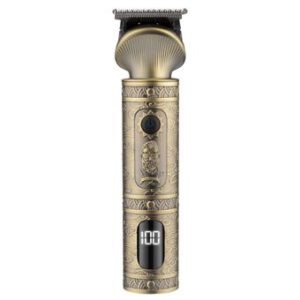 Tondeuse barbe et cheveux Little Balance Baroudeur-8939 sans fil Cuivre, kit avec accessoires, 7 hauteurs, lames acier inox, charge rapide LED, compatible USB