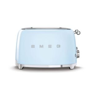 Grille-pain Smeg style années 50 pouces « GLOSSY Blue 4x4 pouces » TSF03PBEU