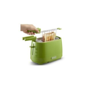 Grille-pain 2 tranches De Longhi CTLAP2203.GR Vert 550 W