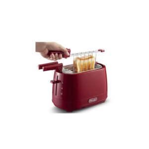 Grille-pain 2 tranches De Longhi CTLAP2203.R Rouge 550 W