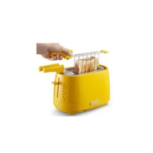Grille-pain 2 tranches DeLonghi CTLAP2203.Y Jaune 550 W
