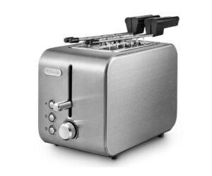 Grille-pain 2 tranches DeLonghi CTX 2203 Argent Puissance 550 W