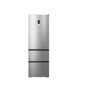 Réfrigérateur combiné TCL RP403BLE0 403 L Total No Frost Inverter Inox à 2 portes, affichage tactile, 39 dB