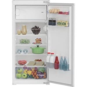 Réfrigérateur congélateur encastrable BEKO BSSA210K4SN 1 porte 175 L Blanc, froid statique, MinFrost, congélateur 4* LED