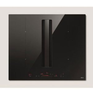 Table induction ELICA NikolaTesla Alpha B 60 cm Hotte downdraft Autocapture Noir