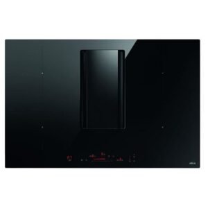 Table induction ELICA NikolaTesla Alpha B 78 cm hotte intégrée Autocapture 4 zones 7400 W noir
