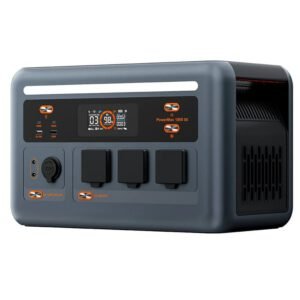 Station d'alimentation portable Oscal PowerMax 1800 SE, batterie LiFePO? 1024 Wh, puissance nominale 1800 W / puissance de crête 3600 W, courant alternatif à onde sinusoïdale pure