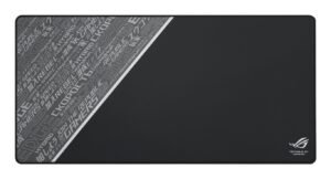 ASUS ROG Sheath BLK LTD Tapis de souris de jeu Noir, Gris, Blanc
