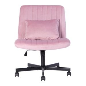 Chaise de Bureau Roline Sans Accoudoirs Tissu Réglable Télétravail
