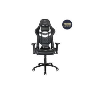 Fauteuil gaming Berserker Thor Luxury Noir et Blanc
