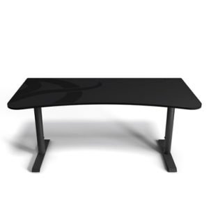 Bureau de jeu Arozzi Arena Métal Foncé Gris Foncé