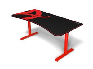 Arozzi Bureau Gamer Arena Noir Rouge