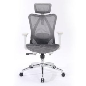 M57 Chaise ergonomique Gris clair