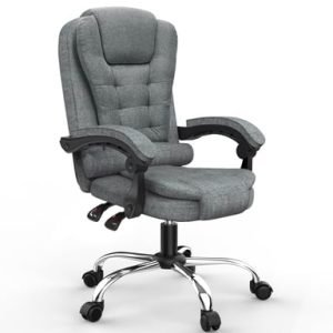 Chaise de bureau ergonomique Noir et gris