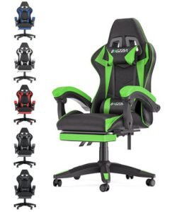 Chaise de jeu réglable repose-pieds Vert