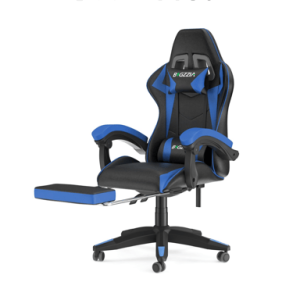 Chaise de jeu réglable repose-pieds Bleu
