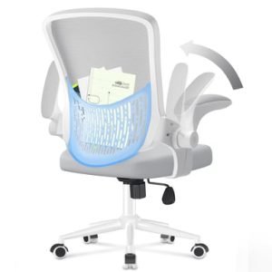 Chaise de bureau ergonomique maille Gris