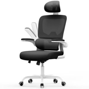 Chaise d'ordinateur pivotante Blanc